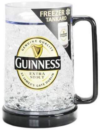 EMERGE Guinness Freezer Frosty Tankard 400 ML Plastic Beer Mug
