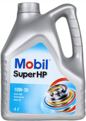 MOBIL 1 77377854 Mobil Super HP 10W-30 Motor Oil (4 L) Synthetic Blend Engine Oil