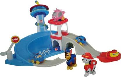 HALO NATION Paw Patrol - Launch N Roll Lookout Tower - Catapult Coaster Track Set