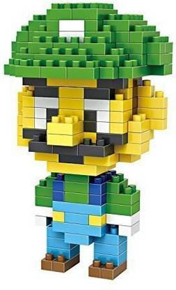 Genrc GRHOSE LOZ Diamond Blocks Nanoblock Super Mario Luigi Educational Toy 160PCS
