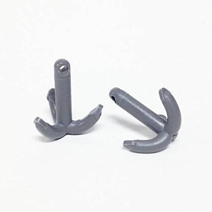 Genrc Lego Parts: Grappling Hook (PACK of 2 - DBGray)