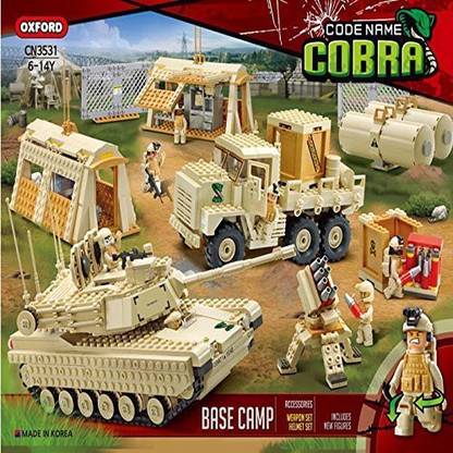 Genrc Oxford Code Name Cobra Base Camp Military Lego Style Building Construction Set CN3531