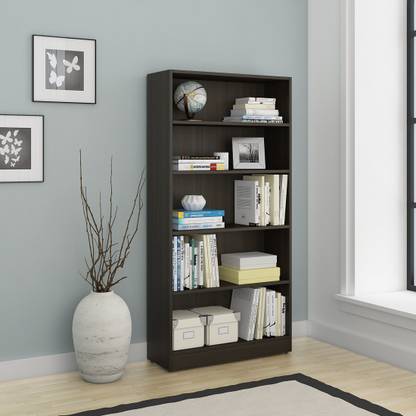 SPACEWOOD Engineered Wood Open Book Shelf