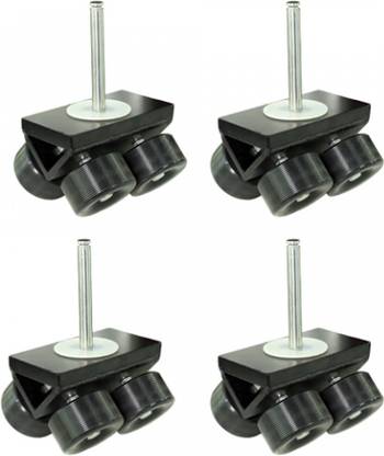 Proaim Big Heavy Duty Dolly Track Wheel Set load capacity up to 500 Kg/ 1102 lbs (HDD-B-TW) HDD-B-TW Camera Rig