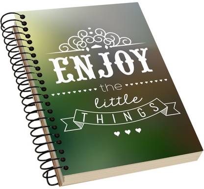 TrUST Innovative Acrylic Notebook A5 Notebook Single Rule 100 Pages