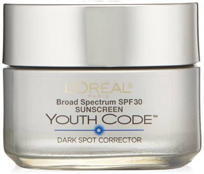 L'Oréal Paris Youth Code Dark Spot Corrector Facial Day Cream SPF 30, 1.7 Ounce