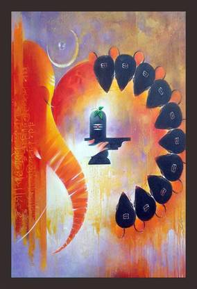 Mad Masters Timon And Pumbaa Cute Cartoon 1 Piece wooden framed painting |Wall Art | Home Décor | Painting Art | Unique Design | Attractive Frames Digital Reprint 18 inch x 12 inch Painting