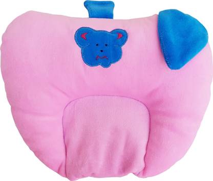 My New Born by 10Club Polyester Fibre, Mustard Seeds Baby Pillow Pack of 1 Animal shape, Heart Shape