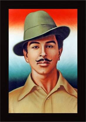 Bhagat Singh Framed Poster Paper Print