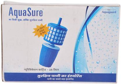 EUREKA FORBES Aquasure Purification Cartridge 25 litre Solid Filter Cartridge