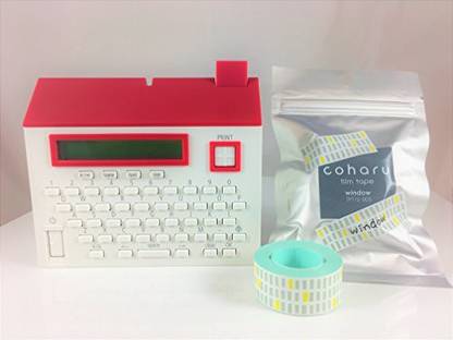 King Jim [New Version, "Coharu" Film Tape Included] King Jim Washi Tape Label Printer, Tepra Lite, Lr20E; English Edition