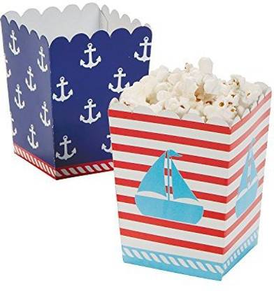 FUN EXPRESS Nautical Sailor Mini Popcorn Boxes - 24 ct