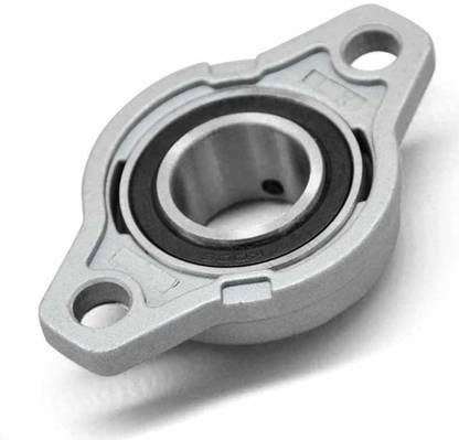 INVENTO 1 Pcs FL003 17mm Self Aligning Flange Pillow Block Ball Bearing - Robotics/CNC Wheel Bearing