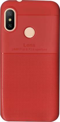SBMS Back Cover for Mi 6 Pro Back Cover (Red)