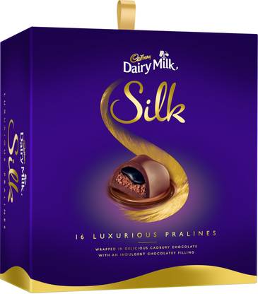 Cadbury Dairy Milk Silk Pralines Chocolate Gift Pack, 160 g Bars
