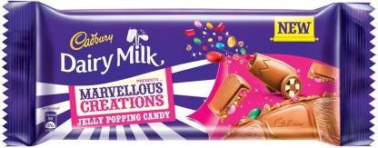 Cadbury Dairy Milk Jelly Popping Candy Chocolate Bar, 75 g (Pack of 5) Bars