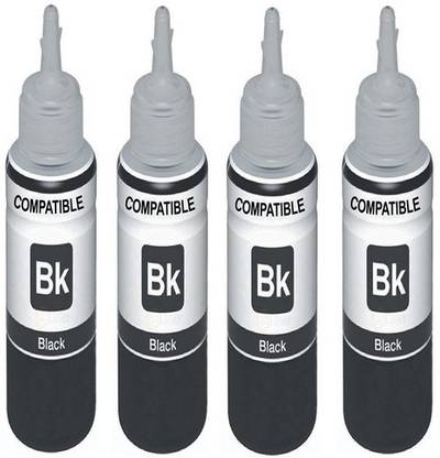PRINTWELL Refill Ink Bottle for HP 21 22 802 803 680 678 46 704 703 900 Inkjet Printer Cartridge - 100ML Each Bottle Black Ink