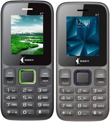 Ssky K7 Combo of Two Mobiles