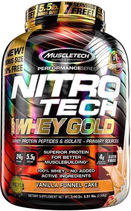 Muscletech Performance Series Nitrotech 100% Whey Gold Whey Protein