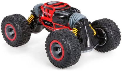 ToyGalaxy 1:10 Scale Double-sided 2.4GHz RC Car One Key Rock crawler All-terrain Vehicle one key form changing mode.(Blue)