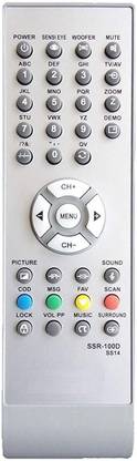 LipiWorld SSR-100D SS14 Sani CRT TV Universal Remote Control Compatible for  CRT TV Sansui Remote Controller