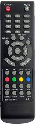 LipiWorld STB-1511  Setup Box Remote Control Compatible for  Setup Box GTPL-1 Remote Controller