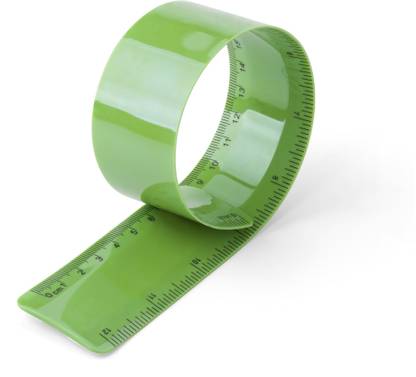 Thunderstar Flexible unbreakable ruler folding ruler scale kids school office stationary fancy 20 cm(set of 2 MULTICOLOR) Ruler