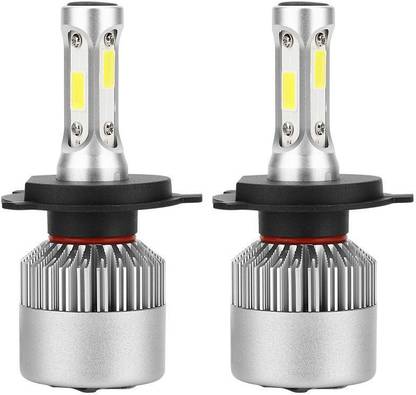 Bikers World C8 H4 Car Cob Chip Headlight Kit Headlight Car LED (12 V, 36 W)