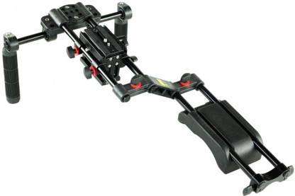 FILMCITY DSLR Camera Shoulder rig DSLR Rig for Movie Video Wedding Shooting, supports all DSLR cameras Nikon Sony Canon | Matte Box (FC-10) Camera Rig