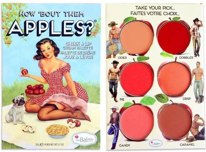 The Balm HOW `BOUT THEM APPLES? CHEEK & LIP CREAM PALETTE apple