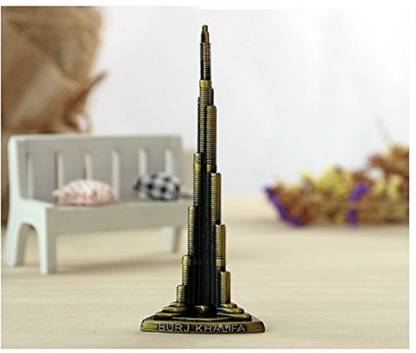 Lilone Decorative Burj Khalifa Metal Showpiece For Home Décor Decorative Showpiece  -  15 cm