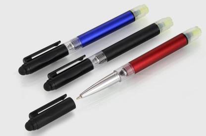 RANGOLI Touch Screen Stylus Pen , Torch , Marker, for iphone,ipads,tablets,android phones Set of 1 in Assorted Stylus (Assorted) Stylus