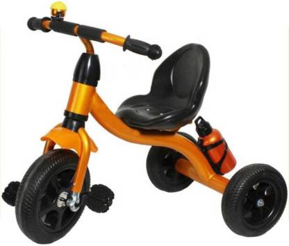 Oximus BABY TRICYCLE FOR KIDS WITH BOTTLE GOLD COLOR KIDS TRICYCLE RECOMMENDED TRICYCLE FOR BABY OR TRICYCLE FOR TODDLER | BOY RECOMMENDED FOR TODDLER 1,2,3,4,5 YEAR CHILDREN TRICYCLE FOR KIDS TRICYCLE,BABY TRICYCLE 4-NewTricycle-4 Tricycle