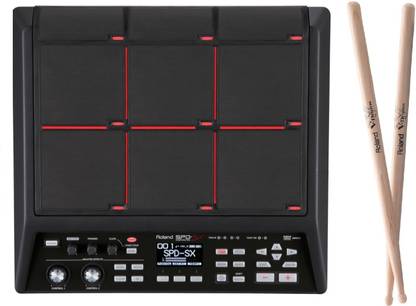 Roland SPD-SX Sampling Pad with V-Drums Sticks Octapad