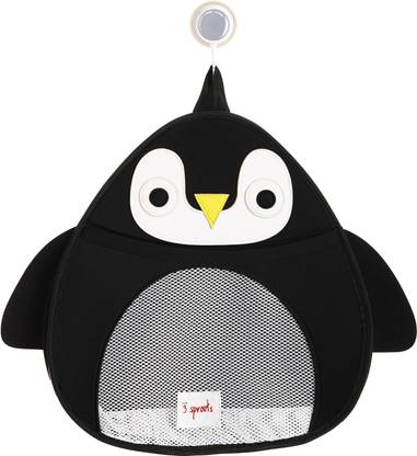 3 Sprouts Bath Storage-Penguin Bath Toy