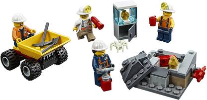 LEGO Mining Team Blow up the Rock Pile and Discover Gold