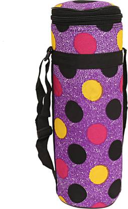 KUBER INDUSTRIES Canvas 1 Ltr Water Bottle Cover (Purple) Set of 1 Pc
