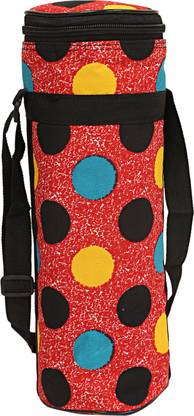 KUBER INDUSTRIES Canvas 1 Ltr Water Bottle Cover (Red) Set of 1 Pc