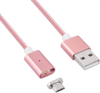TECHGEAR Magnetic Charging Cable 1 m Premium Micro USB Magnetic Cable V8 Magnetic Data Cable For Smartphones