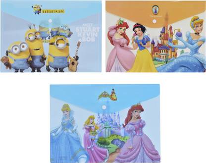 SN toy zone Plastic Cartoon File Folder