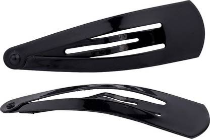 Voylla Simple Black Snap-On Hair Clip Tic Tac Clip