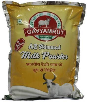 Gavyamrut A2 MILK POWDER PACK OF 3+1 Skimmed Milk Powder