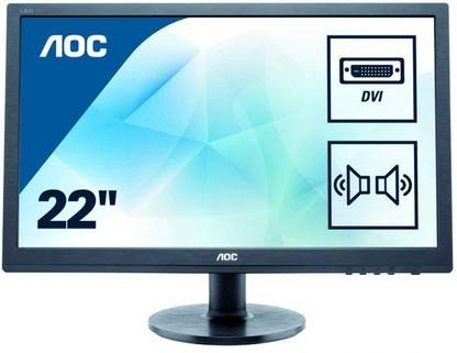 AOC 55.88 cm (22 inch) Full HD LED Backlit Monitor (E2260SDA)