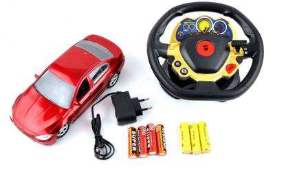 Kidzfan S4 - Gravity Car with Handle Control | Chargeable | Wireless Handle Controller