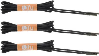 Lify Waxed Cotton Black Shoelace for Formal Shoe Shoe Lace
