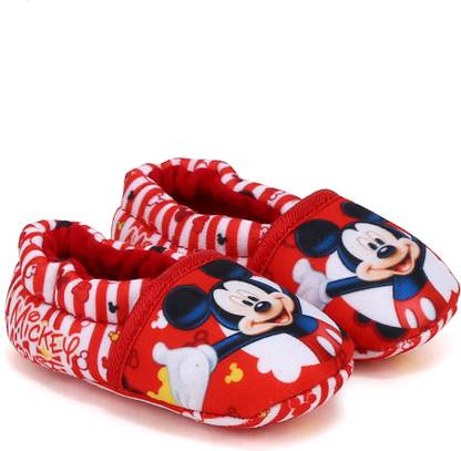 DISNEY Mickey Mouse Infant Red Booties Booties