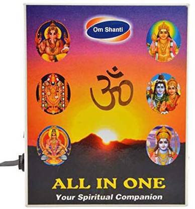 EmmEmm Continuous Hindu Mantra Chanting Box/Machine/Device (Just Plug and Play for Divine Sounds of Hinduism) Wired Door Chime