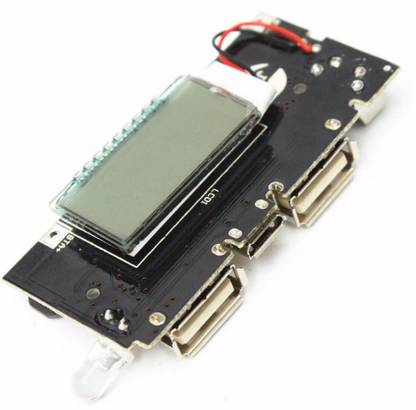VGS MARKETINGS Dual USB 5V 1A 2.1A Mobile Power Bank PCB 18650 Battery Charger PCB Power Module PCB18650 Battery Charger PCB For Phone DIY Module Display Lights Electronic Hobby Kit