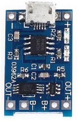 VGS MARKETINGS 5V Micro USB 1A 18650 Lithium Battery Charging Board Charger Module TP4056 5v 1A Charging Board With Protection Dual Function Micro Controller Board Electronic Hobby Kit
