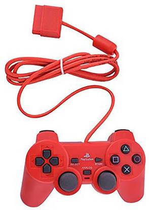 BVG PS2 Wired Controller DUALSHOCK 2 For PS2 Controller Red  Gamepad